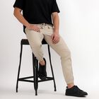 Men's Slim Fit Casual Trousers, Beige, small image number null