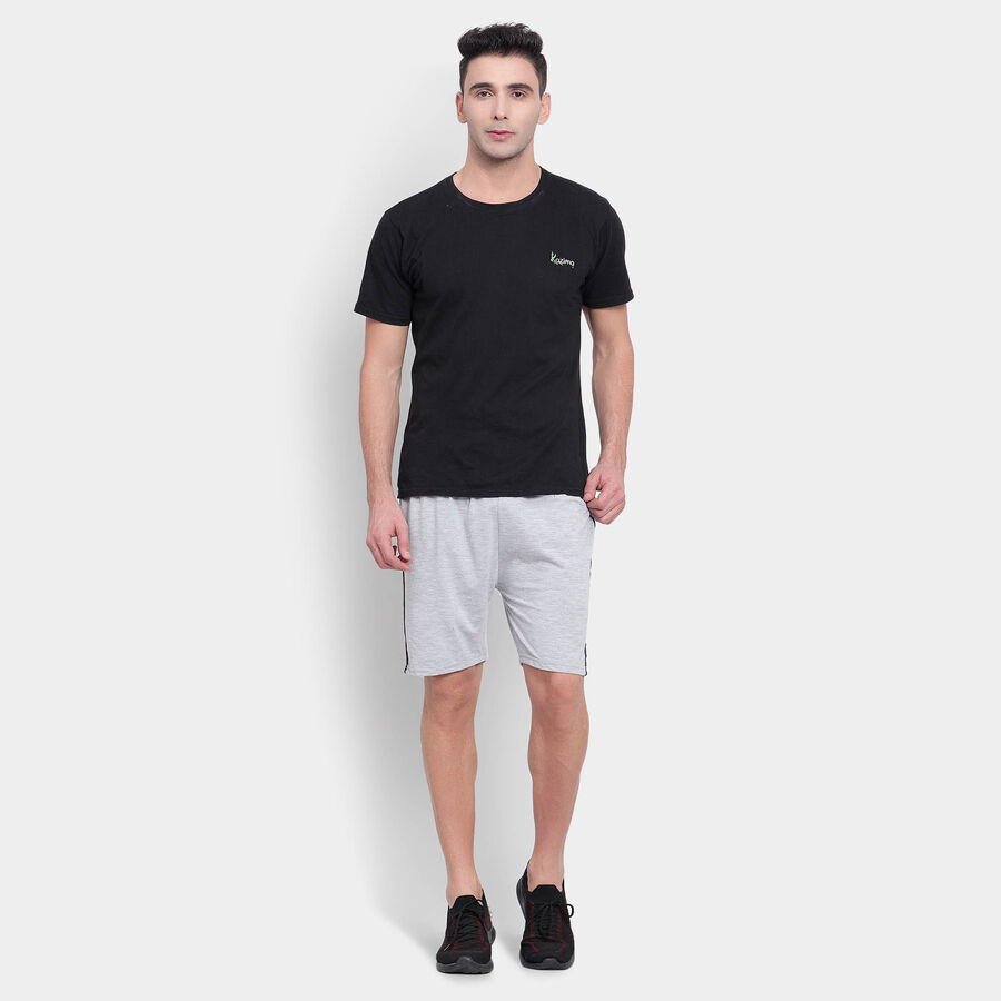 Regular Length Bermuda, Melange Light Grey, large image number null