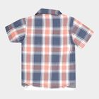 Infants Checks Shirt, Orange, small image number null