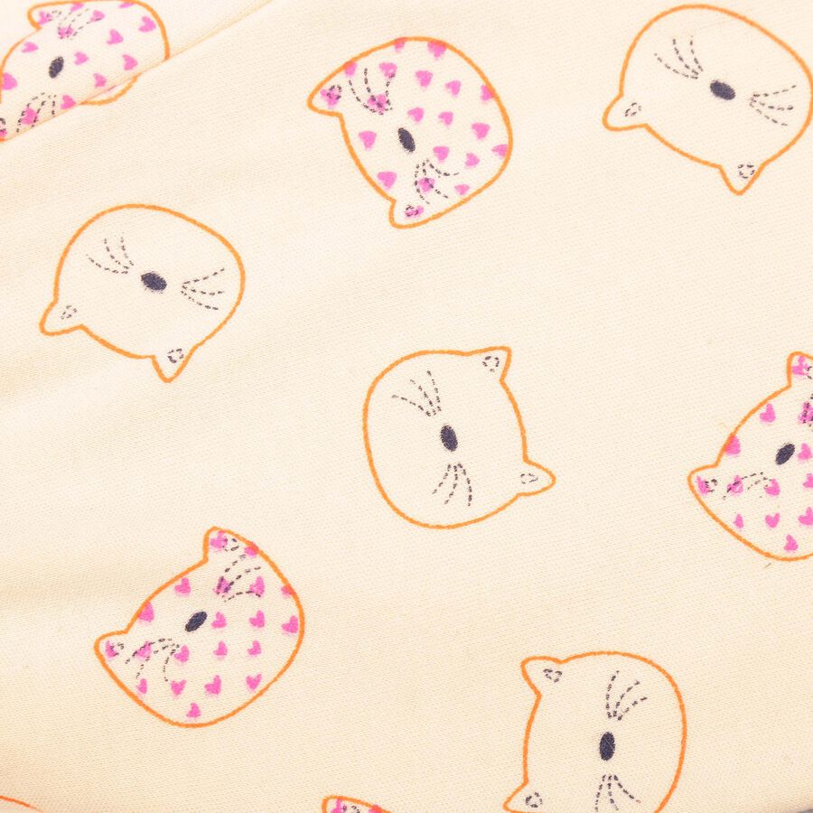 Infants Printed Pyjama, Peach, large image number null