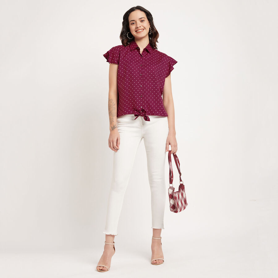 All Over Print Shirt, बैंगनी, large image number null