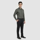 Men's Formal Shirt, Dark Green, small