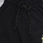 Boys' Black Regular Fit Anchor Printed Pyjama, काला, small