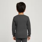 Boys Charcoal Grey Round Neck Thermal, चारकोल, small image number null
