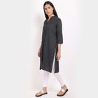 Printed Kurta, Black, small image number null