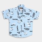 Boys' Cotton Casual Shirt, हल्का नीला, small image number null