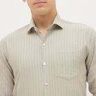 Men's Formal Shirt, Dark Green, small image number null