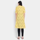 Printed Kurta, Mustard, small image number null