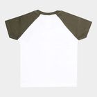 Infants Cotton T-Shirt, Olive, small image number null