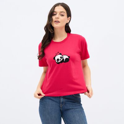 Ladies'Round Neck T-Shirt