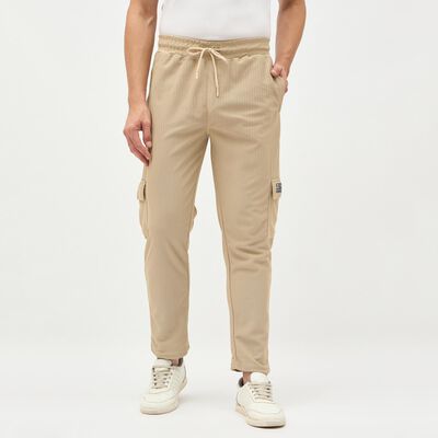 Men's Light Beige Cargo Jogger