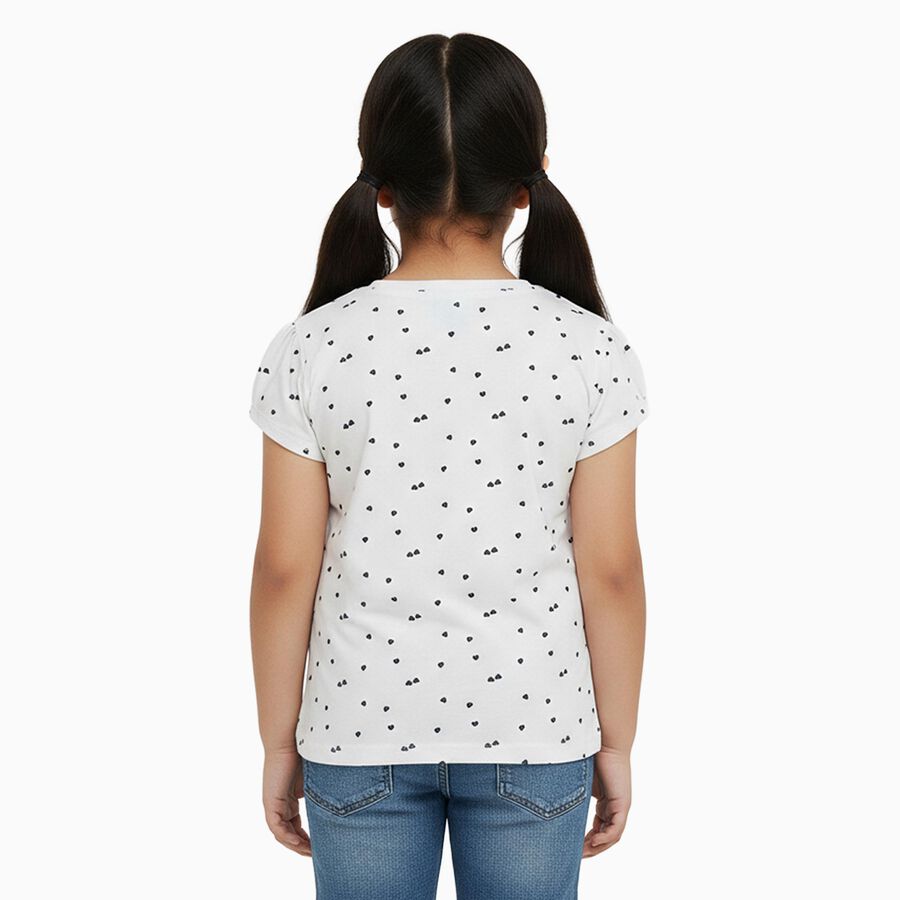 Girls' T-Shirt, White, large image number null