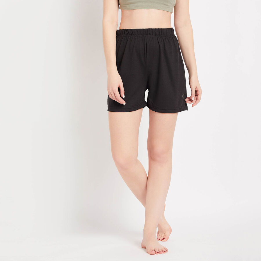 All Over Print Shorts, काला, large image number null