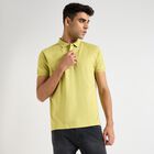 Men's 100% Cotton Collared Half Sleeves T-Shirt, हल्का हरा, small image number null