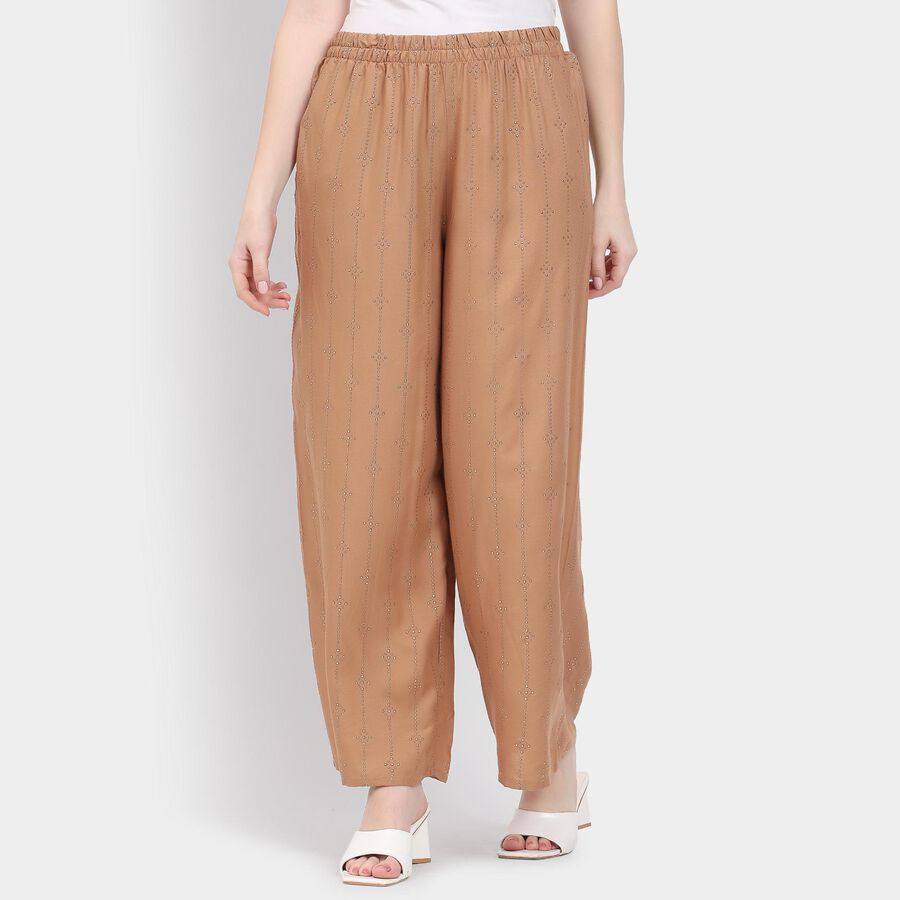 Ladies' Palazzos, गहरा पीला, large image number null