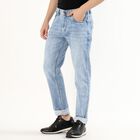 Men's Light Stonewashed Skinny Fit Jeans, Light Blue, small image number null