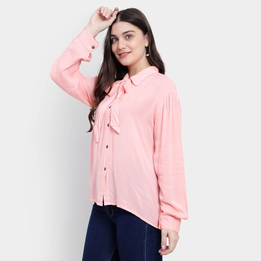 Solid Shirt, Peach, large image number null