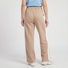 Women's Beige Straight Fit Track Pants, Beige, small