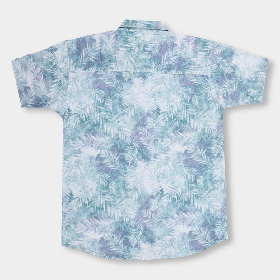 Boys' 100% Cotton Casual Shirt , हल्का नीला, large image number null