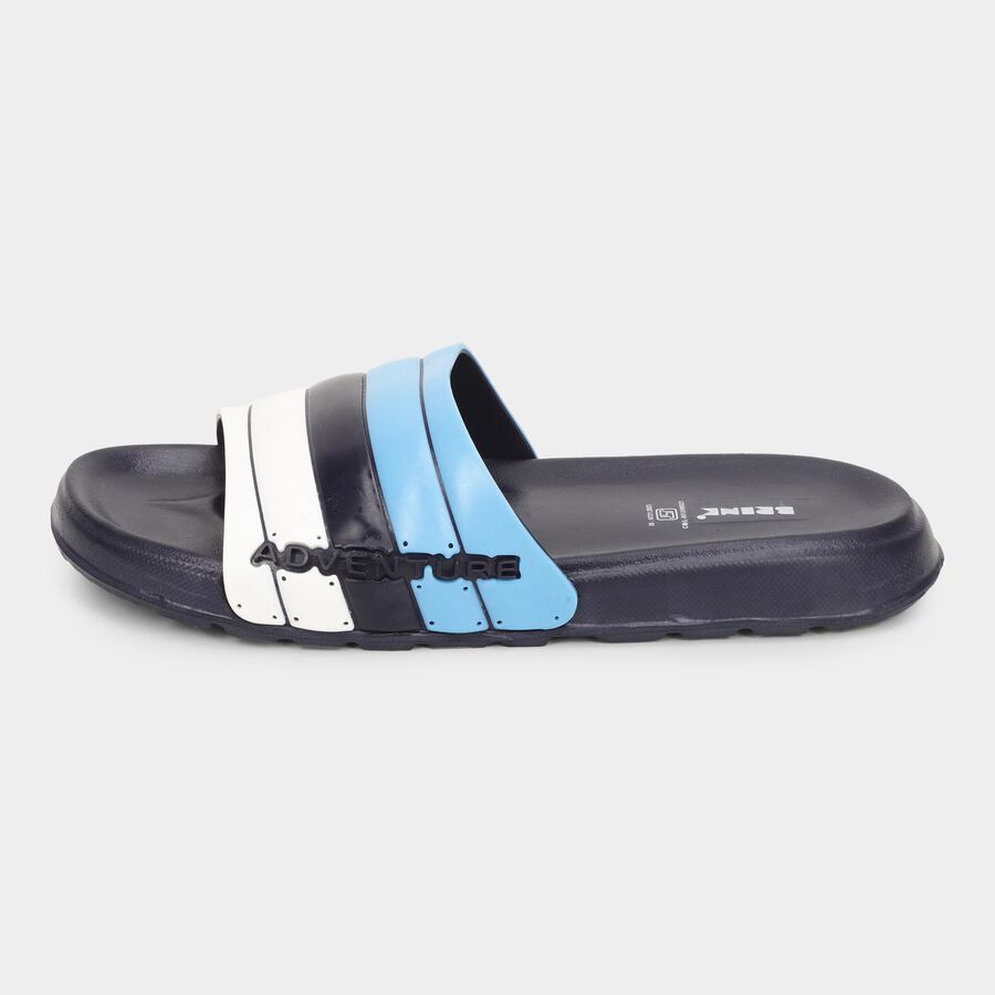 Men's Slider Slipper, Blue, large image number null