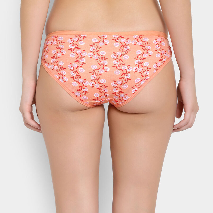Cotton Printed Panty, Peach, large image number null