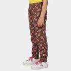 Girls' Pyjama, Brown, small