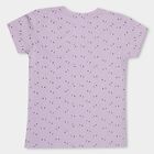 Girls' 100% Cotton T-Shirt, लाइलेक, small image number null