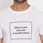 Round Neck T-Shirt, White, small image number null
