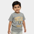 Boys' Half Sleeves T-Shirt, Light Green, small