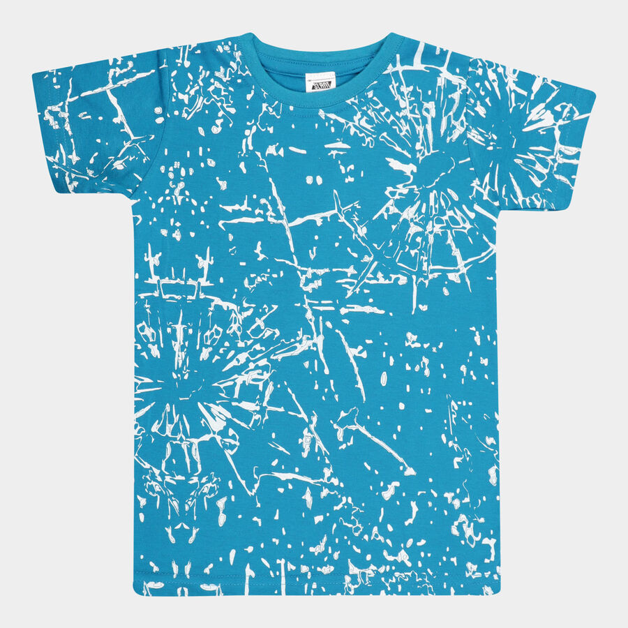Boys T-Shirt, टील ब्लू, large image number null