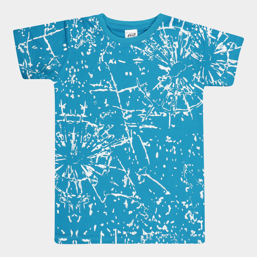 Boys T-Shirt, Teal Blue, large image number null