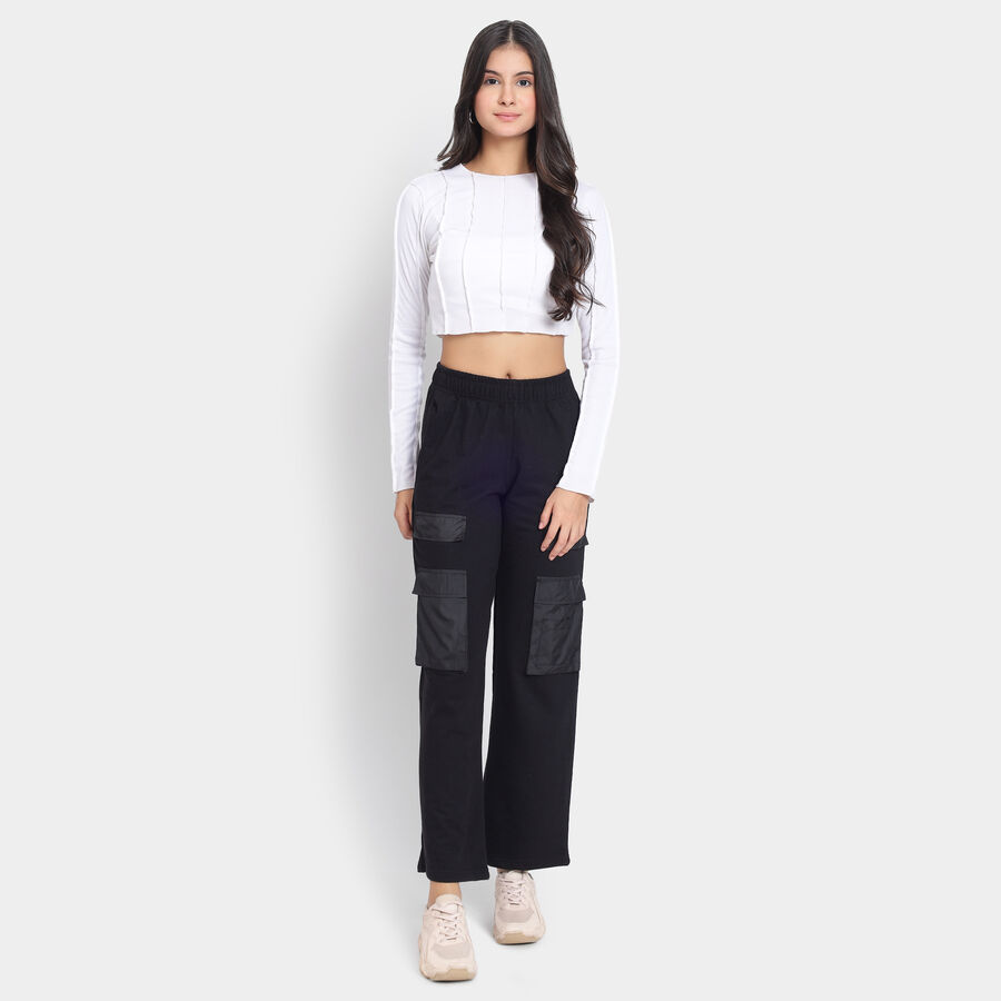 Ladies' Track Pants , Black, large image number null