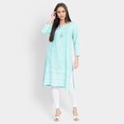 Ladies' Kurta, एक्वा, small image number null
