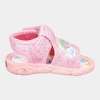 Boys Printed Velcro Casual Sandals, Pink, small image number null