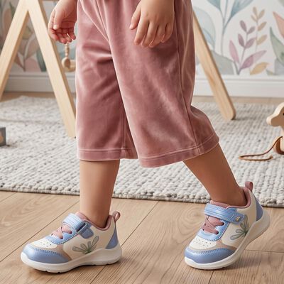 Girls' Blue Velcro Sneakers