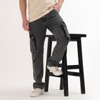 Men's Denim Blue Slim Fit Jeans, हल्का ग्रे, small