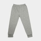 Girls Grey Long Johns Thermal, हल्का ग्रे, small