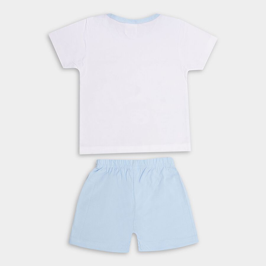 Infants'100% Cotton Baba Suit, हल्का नीला, large