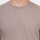 Men's Round Neck Half Sleeves T-Shirt , Rust, small image number null