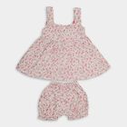 Infants' 100% Cotton Short Set , गुलाबी, small