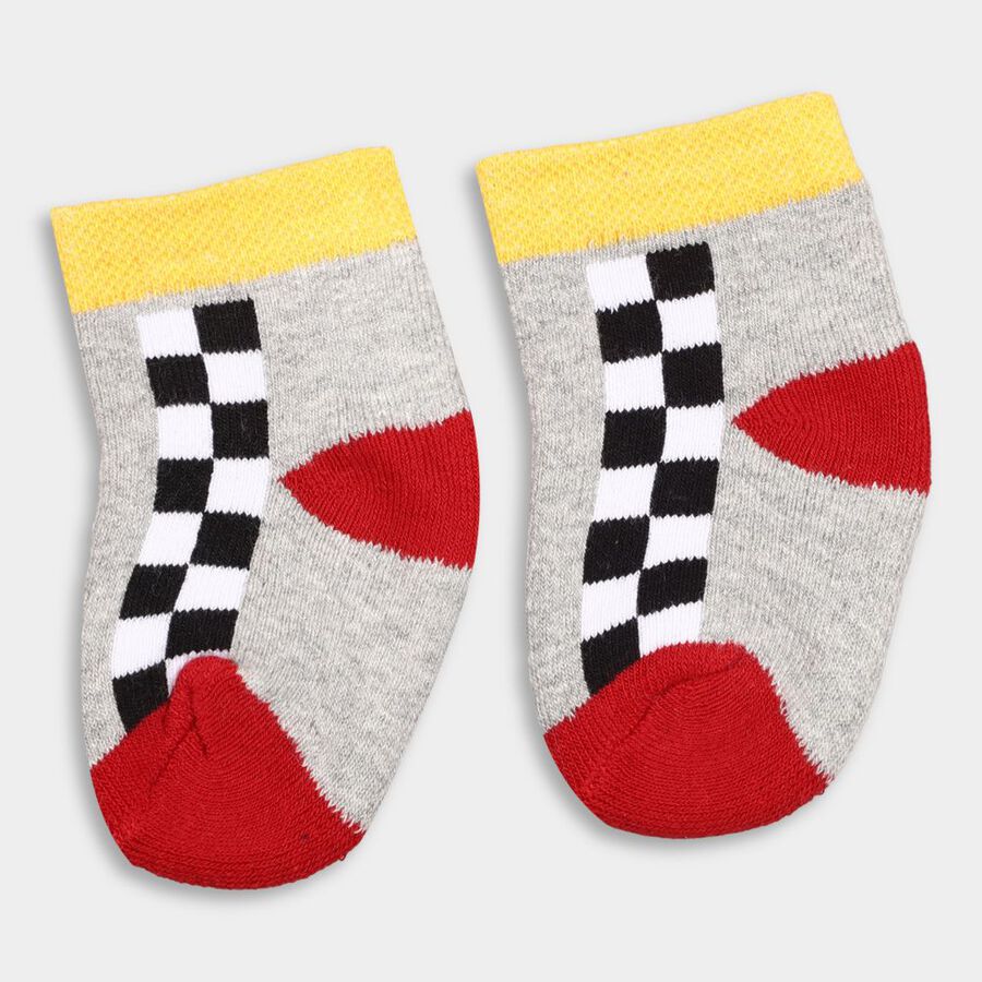 Infant's Socks (Pack of 2), Mid Blue, large