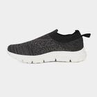 Men's Grey Slip-On Sneakers, ग्रे, small