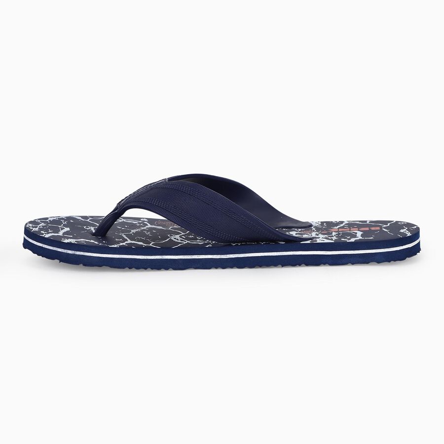 Men's Slipper, नेवी ब्लू, large