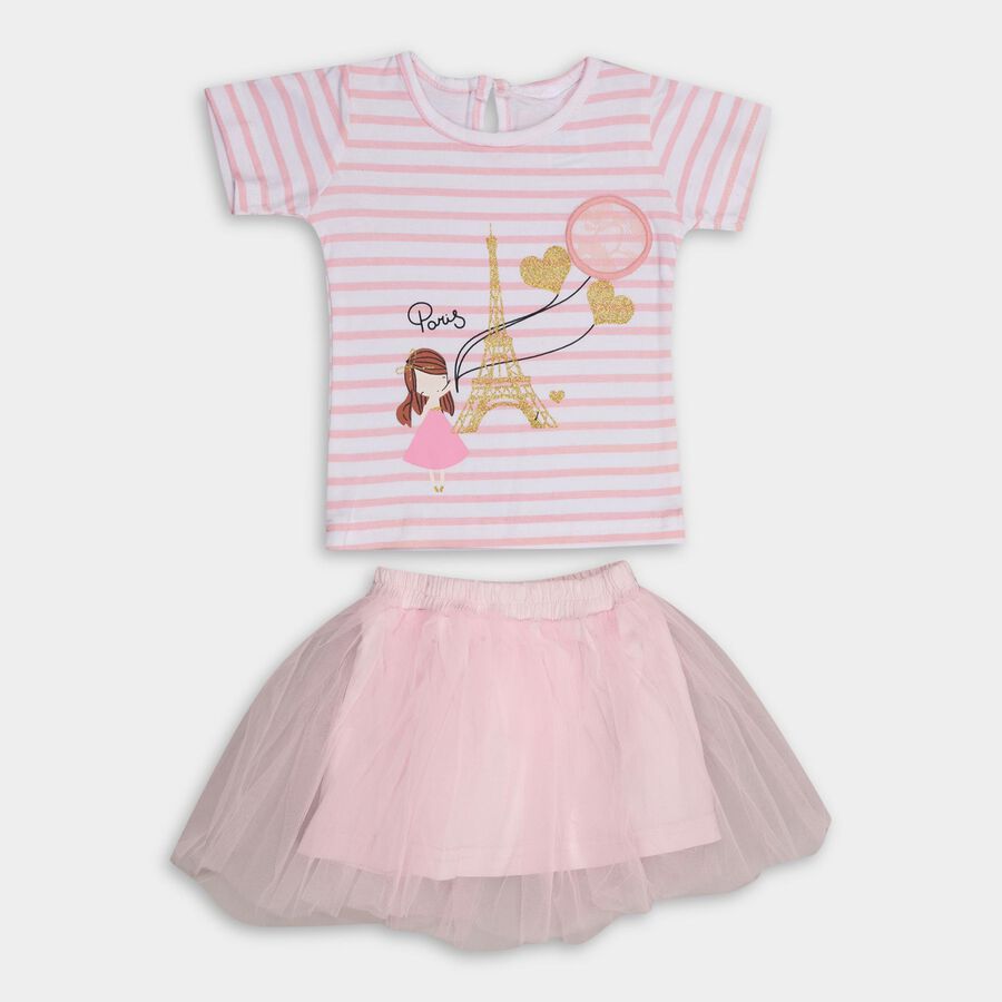 Infants' Top Skirt , Pink, large image number null