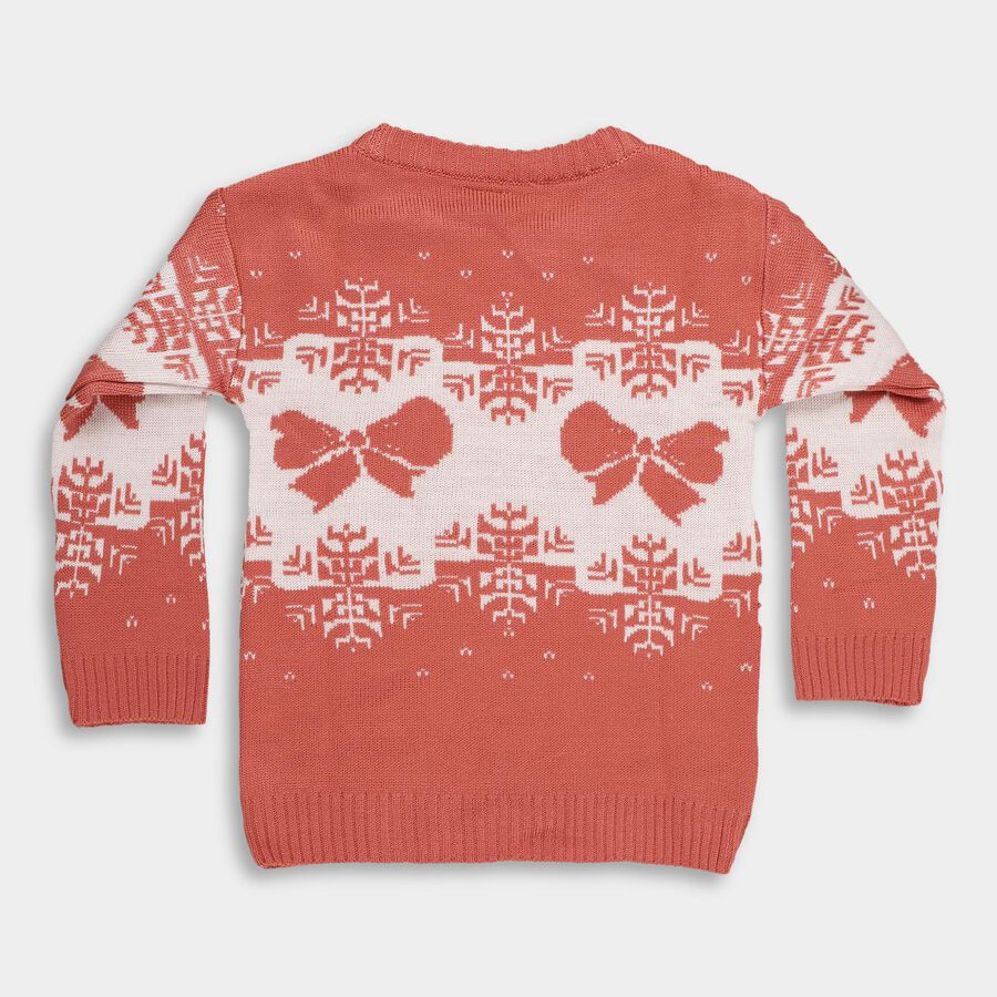 Girls' Pullover, Coral, large image number null