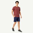 Men's Light Pink Round Neck Regular Drifit T-Shirt, हल्का गुलाबी, small
