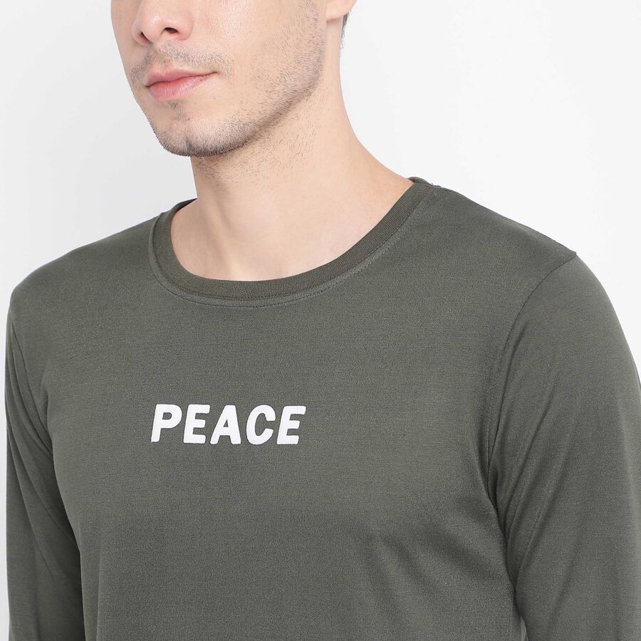 Full Sleeve T-Shirt, Olive, large image number null