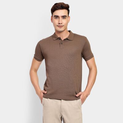 Men's Collared Half Sleeves T-Shirt