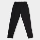 Boys' Jet Black Jogger Pyjama, Black, small image number null