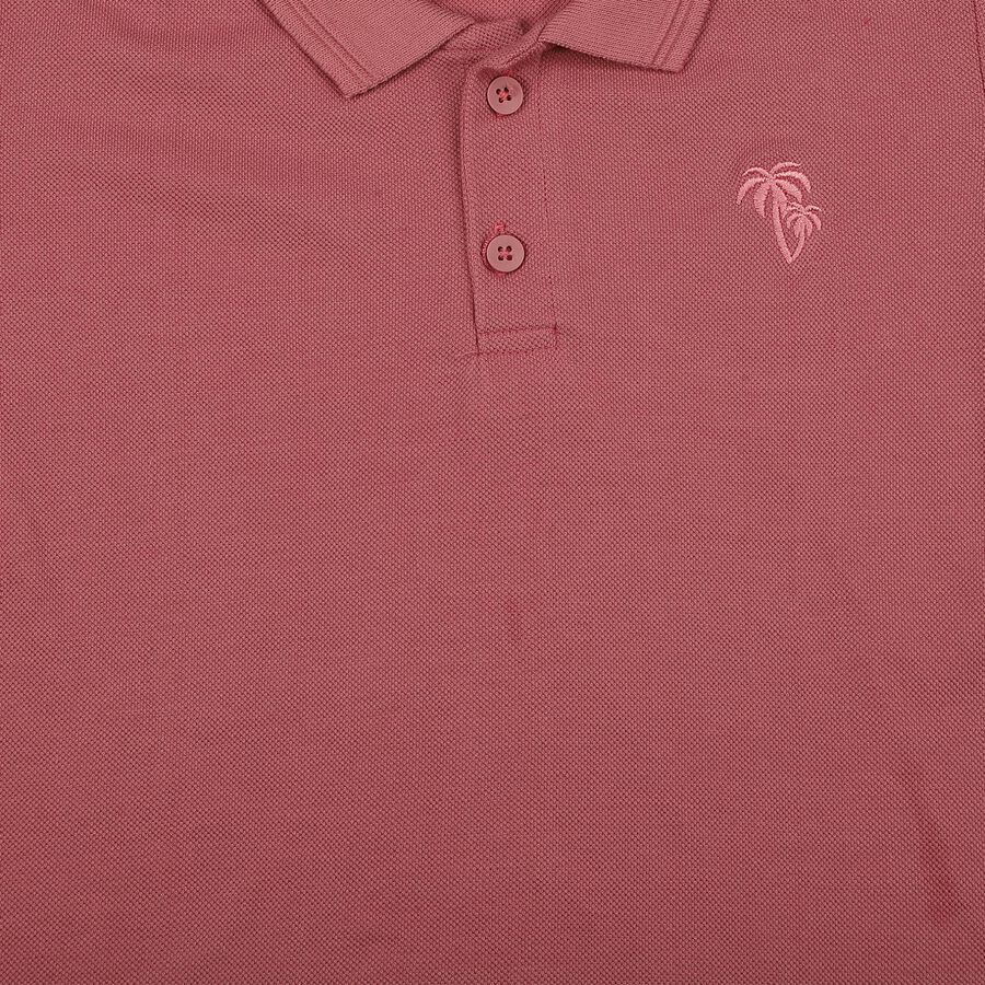 Boys Pink Polo Neck Polo Boys T-Shirt, गुलाबी, large